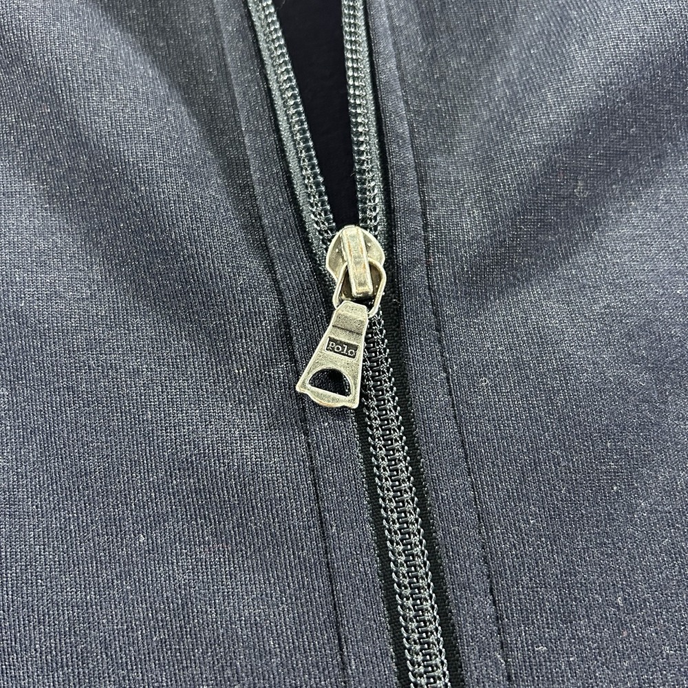 Polo‎ Sport Mens XL Navy Blue Full Zip Athletic Performance Track Jacket - Picture 3 of 10